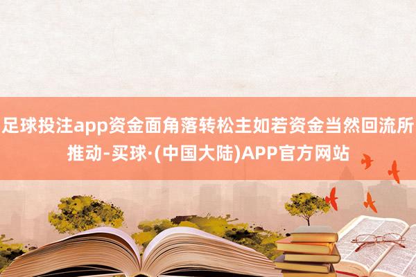足球投注app资金面角落转松主如若资金当然回流所推动-买球·(中国大陆)APP官方网站
