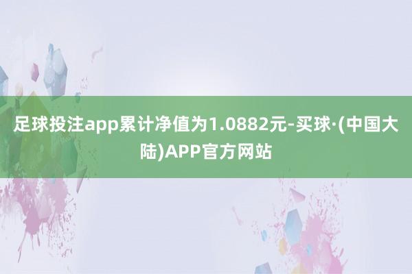 足球投注app累计净值为1.0882元-买球·(中国大陆)APP官方网站